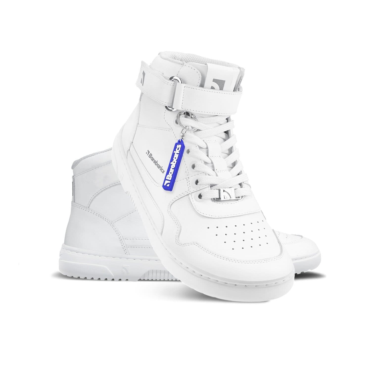 barefoot-tenisky-barebarics-zing-high-top-all-white-leather-64441-size-large-v-1 Barebarics ZING HIGH TOP Leather All White - Bilde 1