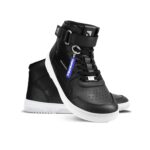 Barebarics ZING HIGH TOP Leather Black and White