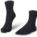 Knitido MERINO Tabi (stortåsokker) Midi Black