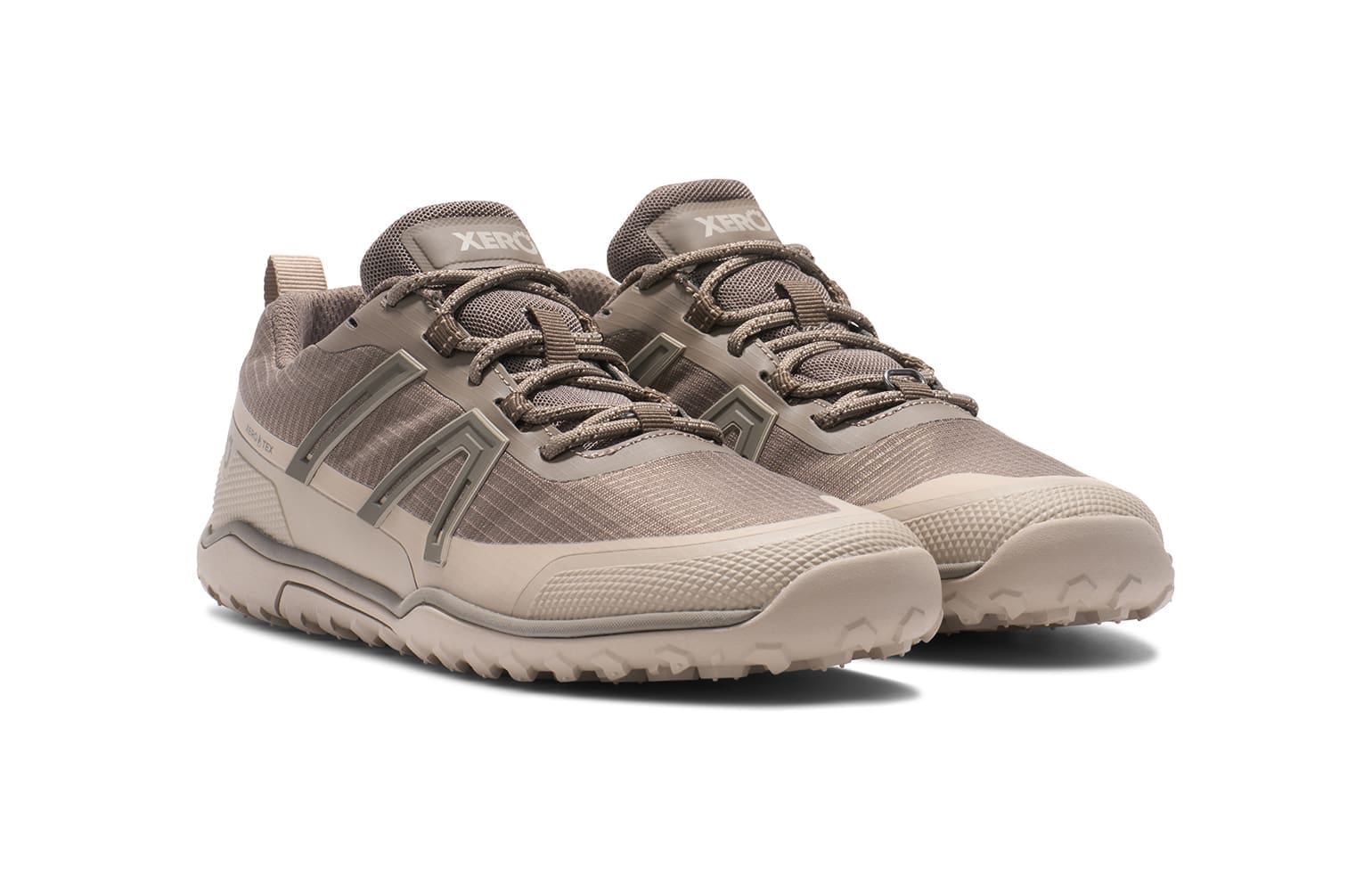 TLXW-MRPC_Scrambler-Trail-Low-WP_Morel-Pure-Cashmere_Angle-Pair_6165_WEB Xero SCRAMBLER TRAIL LOW WP Women Morel / Pure Cashmere - bestillingsvare - Bilde 1