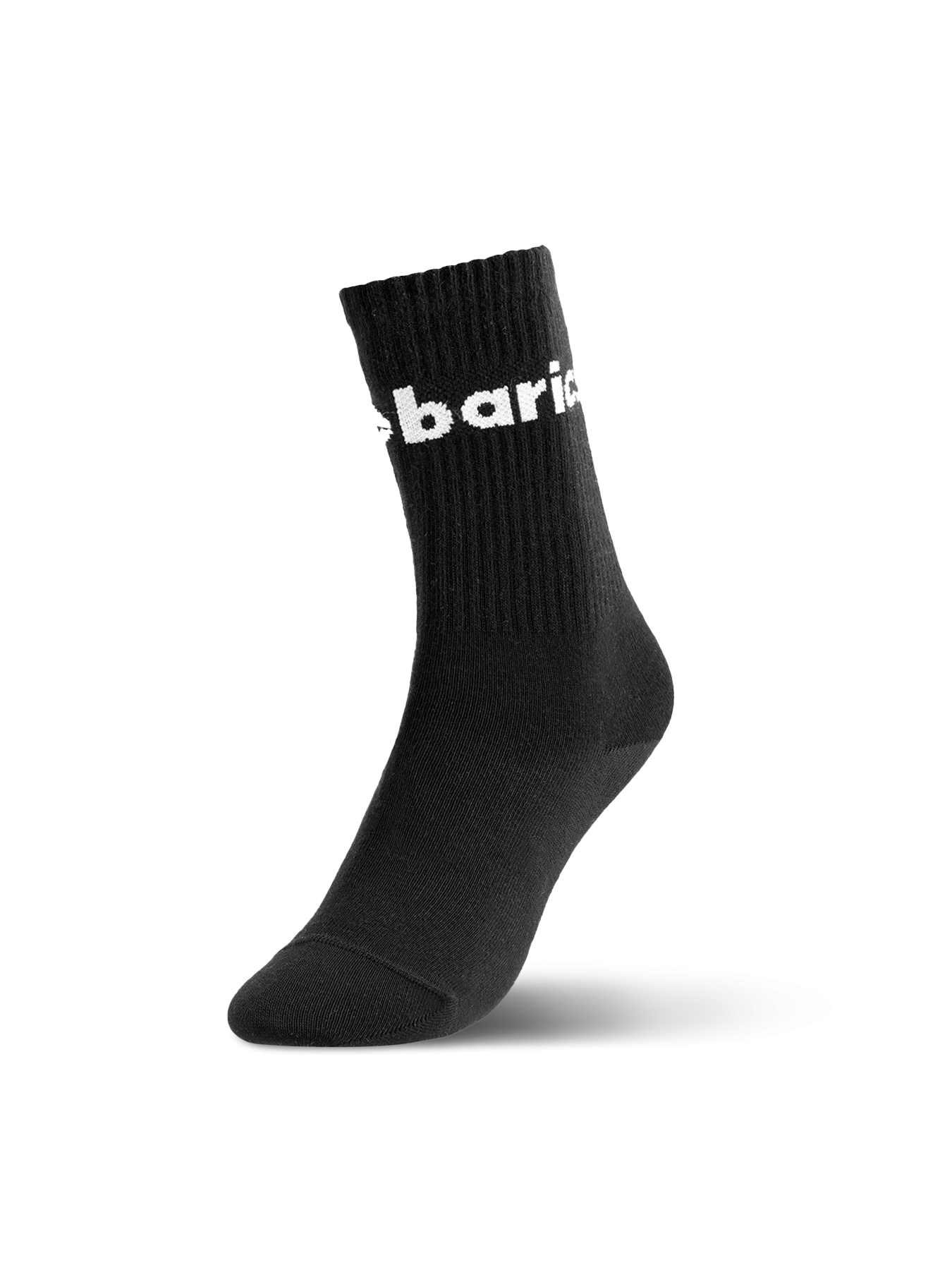 barebarics-barefoot-ponozky-crew-black-big-logo-93697-size-large-v-1 Barebarics barfotsokker Black - Bilde 1