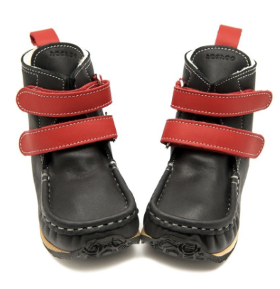 black red Zeazoo YETI Sheepskin Black w/Red and Black straps - Bilde 1